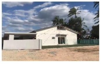 Completed single-storey house handed over to the owner