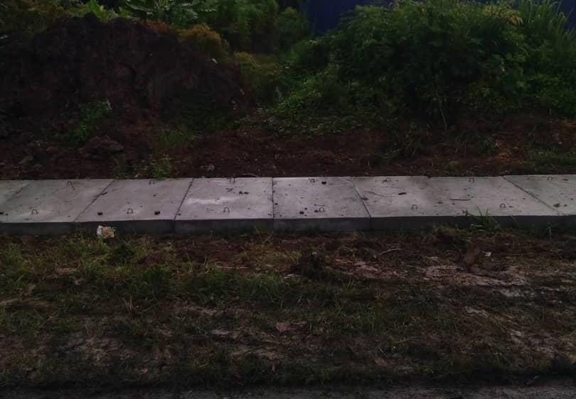 Box culvert structure under construction