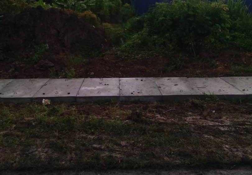 Box culvert structure under construction