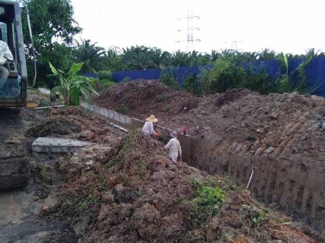 Sewerage Works by Pretech Construction